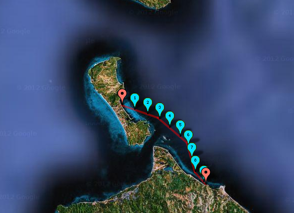 Kitesurfing from Boracay to Union Beach 9 km